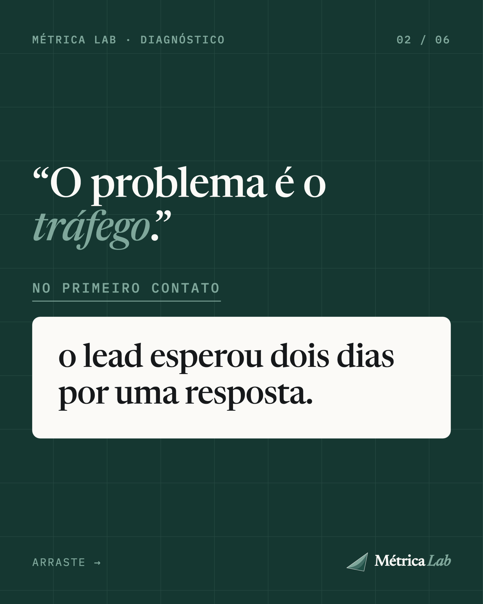O tráfego é o primeiro suspeito porque é o único lugar com um número fácil de culpar
