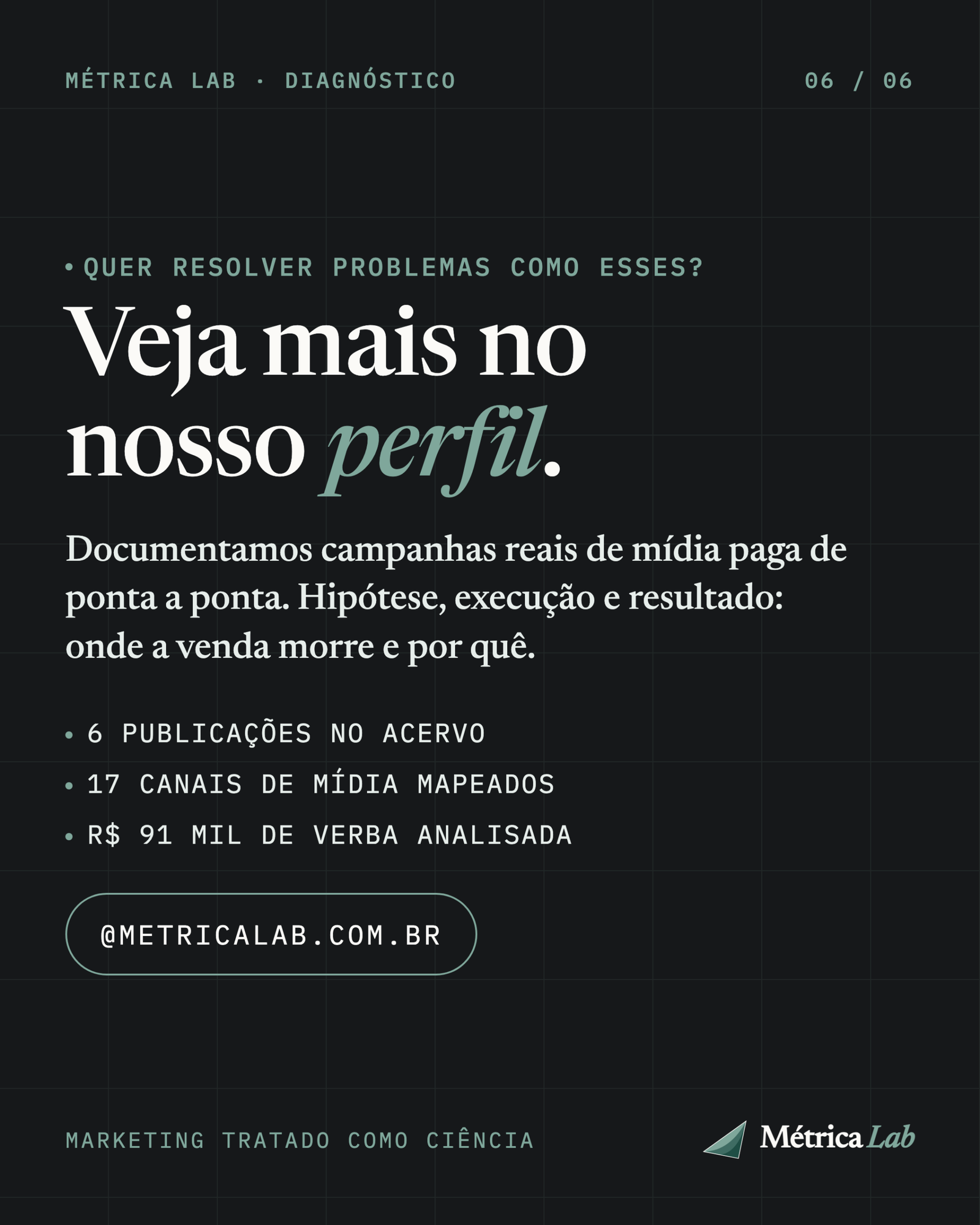 Em qual parte do caminho entre o anúncio e o pagamento o cliente está desistindo?
